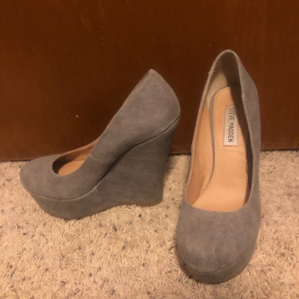 Steve Madden wedges.